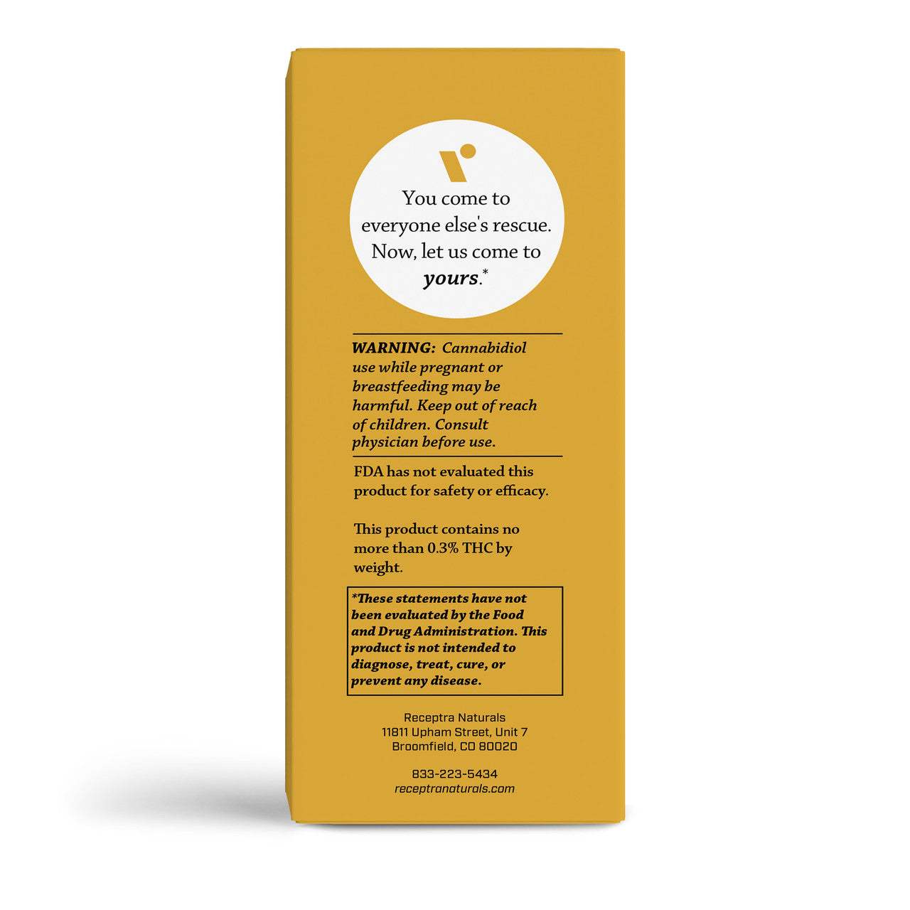 Serious Relief 33mg Dose - Fresh Berry by Receptra Naturals for Unisex - 0.5 oz Tincture