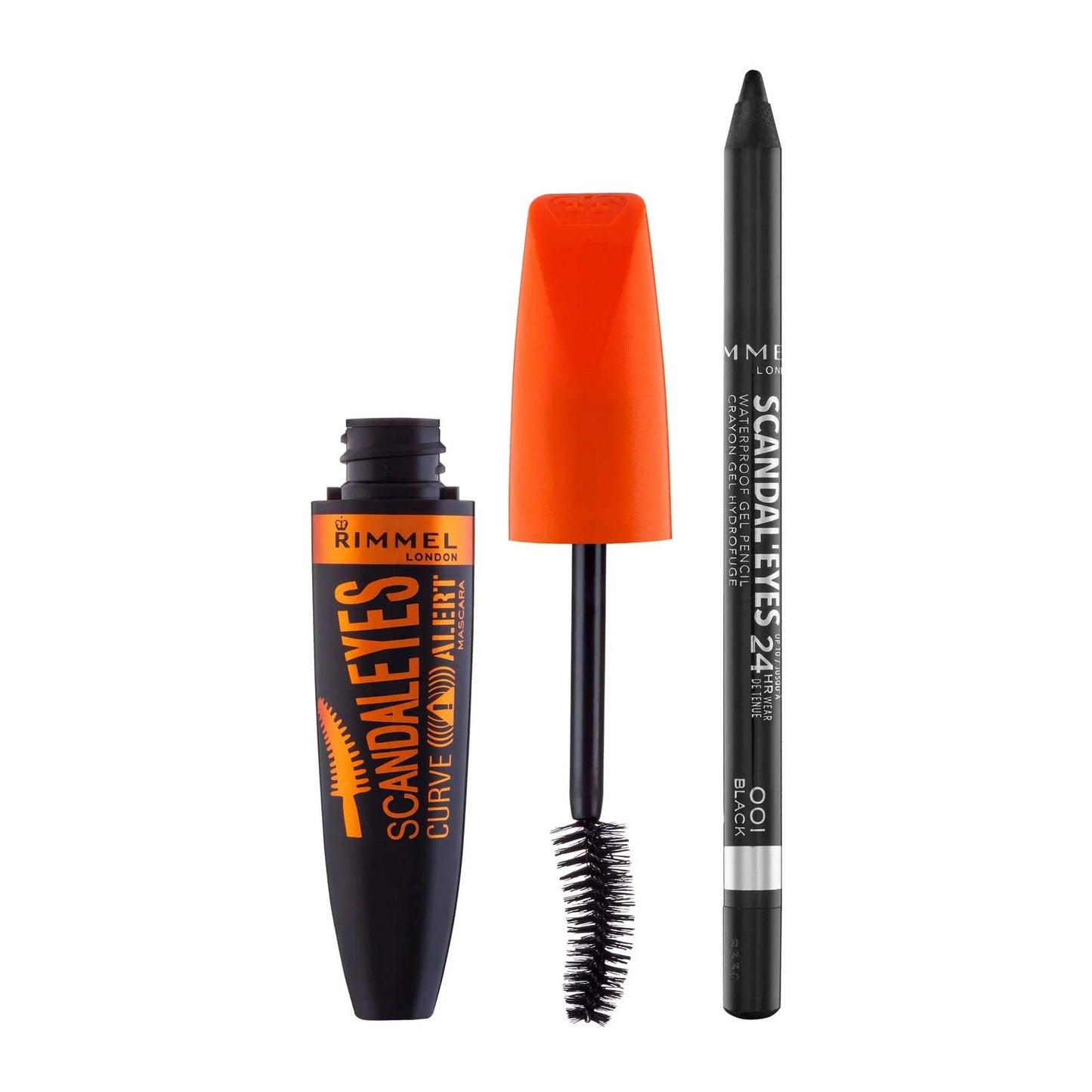 RIMMEL LONDON Scandaleyes Curve Alert Mascara + Bonus Eyeliner - Black
