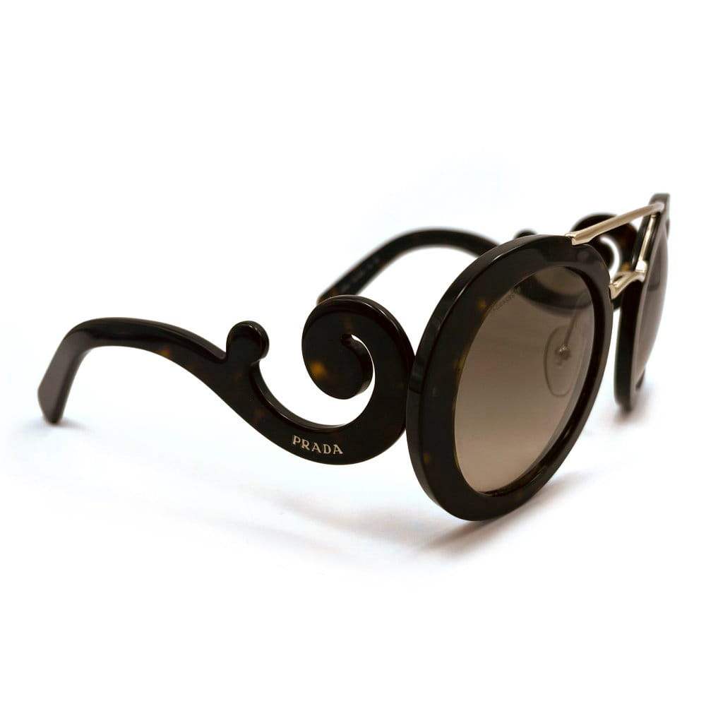 Prada SPR 13S 2AU-3D0 - Havana-Light Brown Gradient Light Grey by Prada for Women - 54-25-135 mm Sunglasses