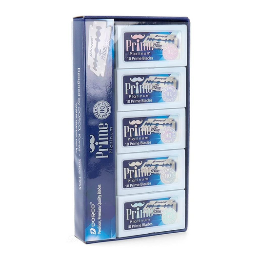 Dorco Prime Platinum Double Edge Razor Blades 100pk