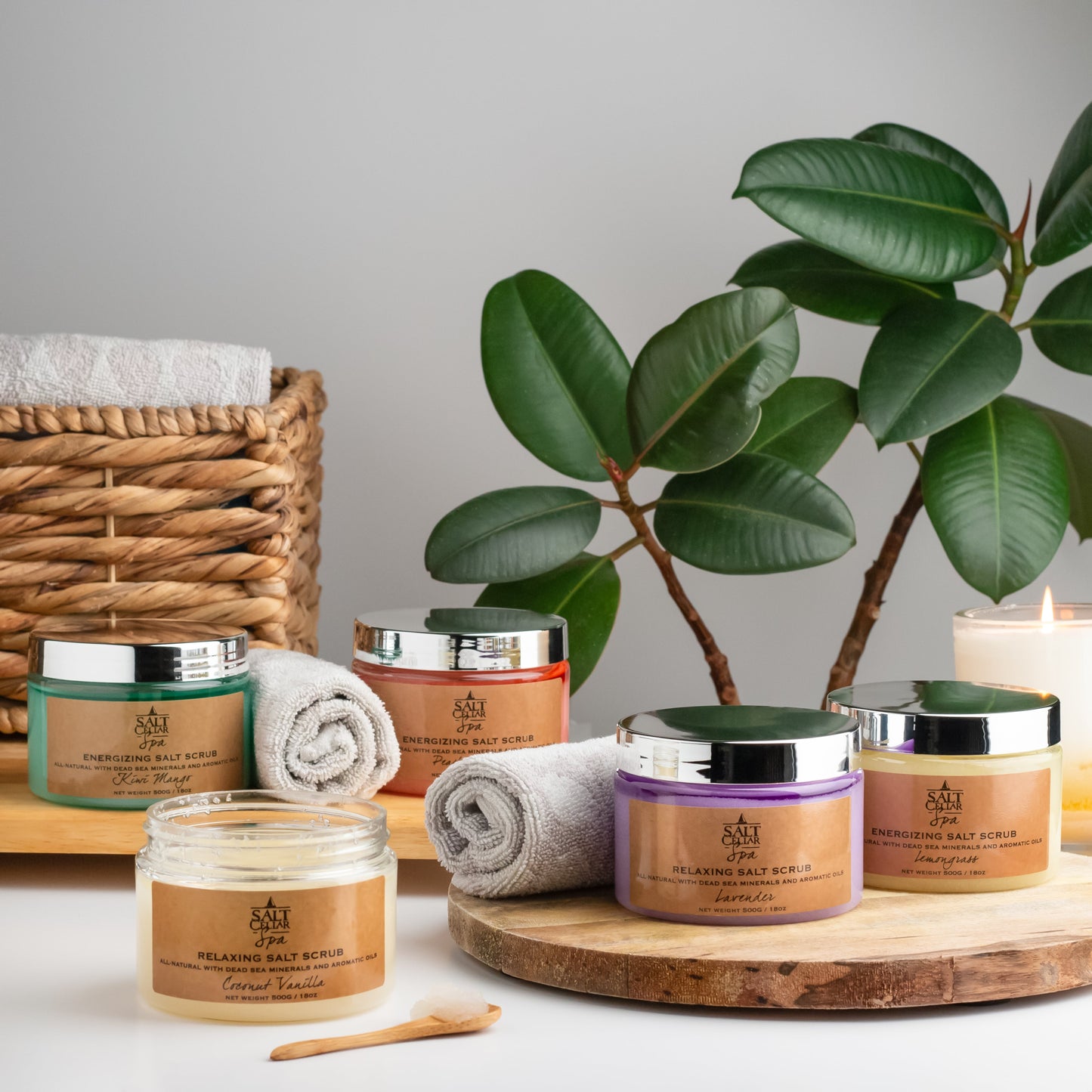 Kiwi Mango Salt Scrub