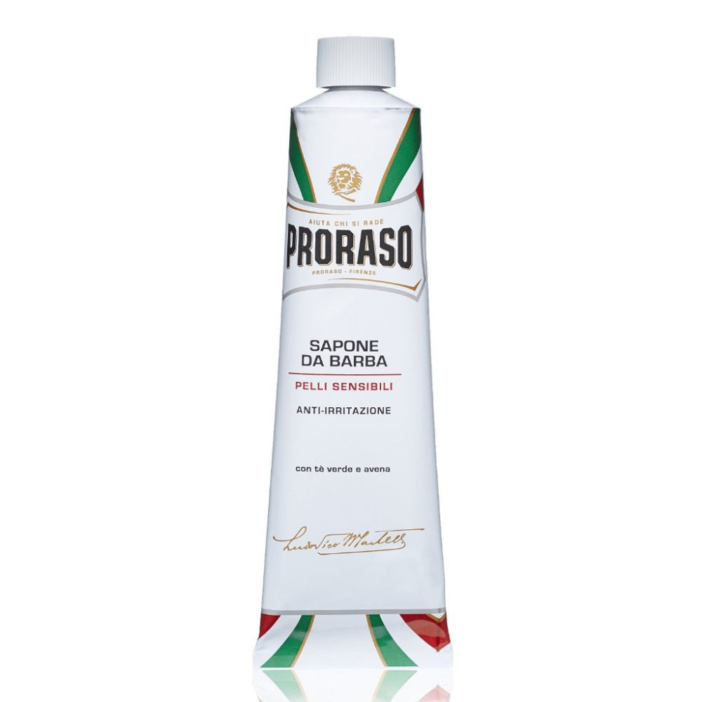 Proraso Shaving Cream in Tube Sensitive Skin White 5.2 oz - Multipack