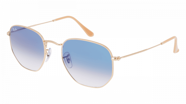 Ray Ban RB 3548-N 001-90 - Gold Shiny-Blue by Ray Ban for Unisex - 48-21-140 mm Sunglasses