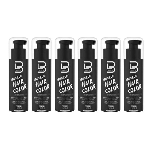 L3VEL3 Hair Color - Black Dye 125ml / 4.2 oz for Hair & Beard