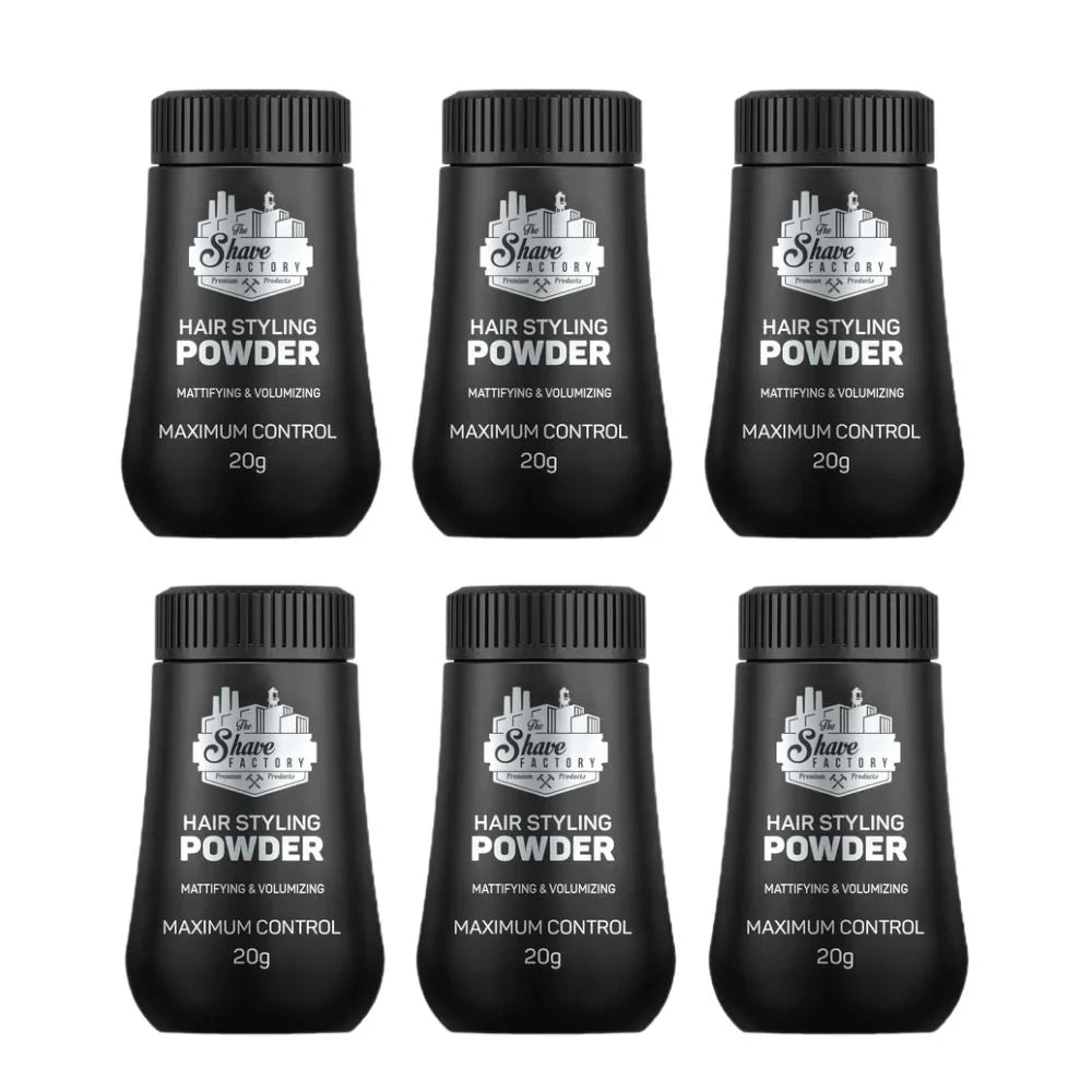 The Shave Factory Hair Styling Powder 0.7 oz Multipack