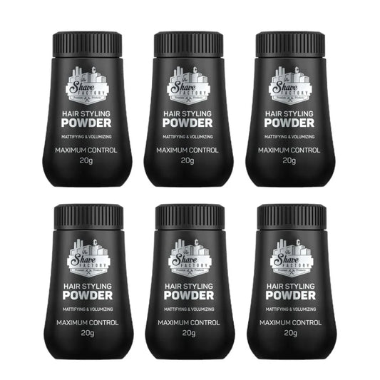 The Shave Factory Hair Styling Powder 0.7 oz Multipack