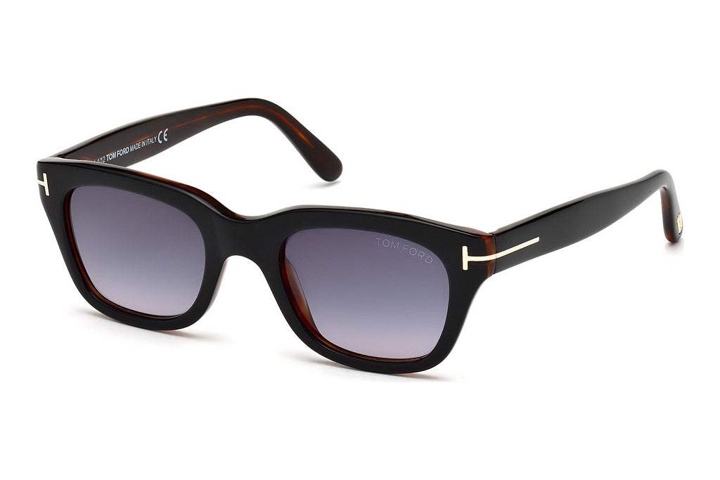Tom Ford FT0237-S Snowdon 05B - Black On Brown-Grey Gradient by Tom Ford for Unisex - 52-20-145 mm Sunglasses