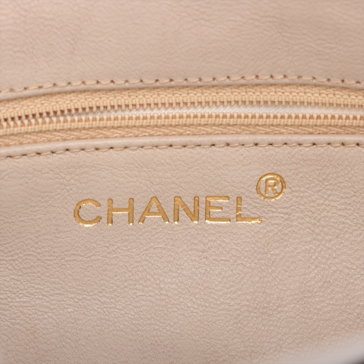 Chanel Matelasse Lambskin Waist Bum Bag Beige