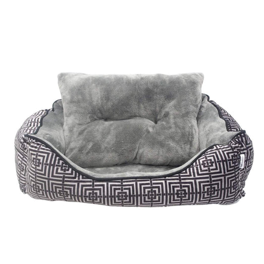 Trellis Cuddler Pet Bed by Pet Maison for Unisex - 24 x 36 x 12 Inch Pet Bed