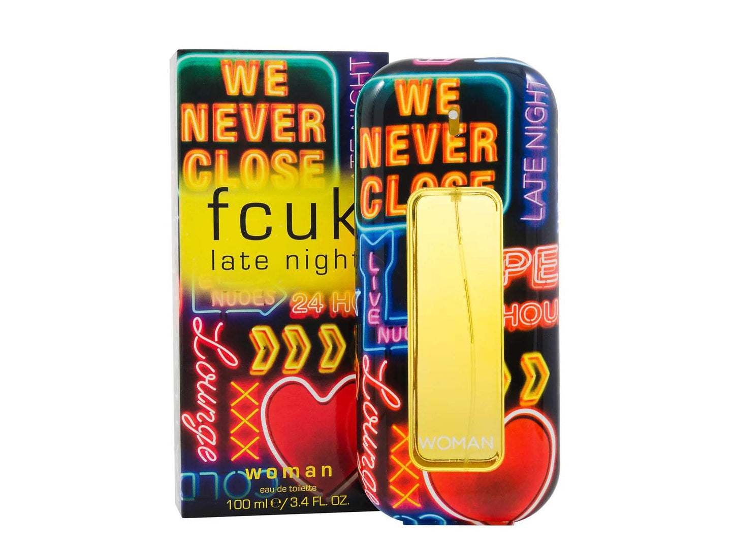 Fcuk Late Night by French Connection UK for Women - 3.4 oz EDT Spray