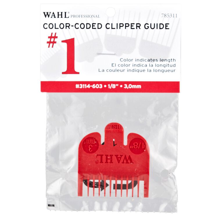 Wahl Color Coded Comb Attachment Red #1