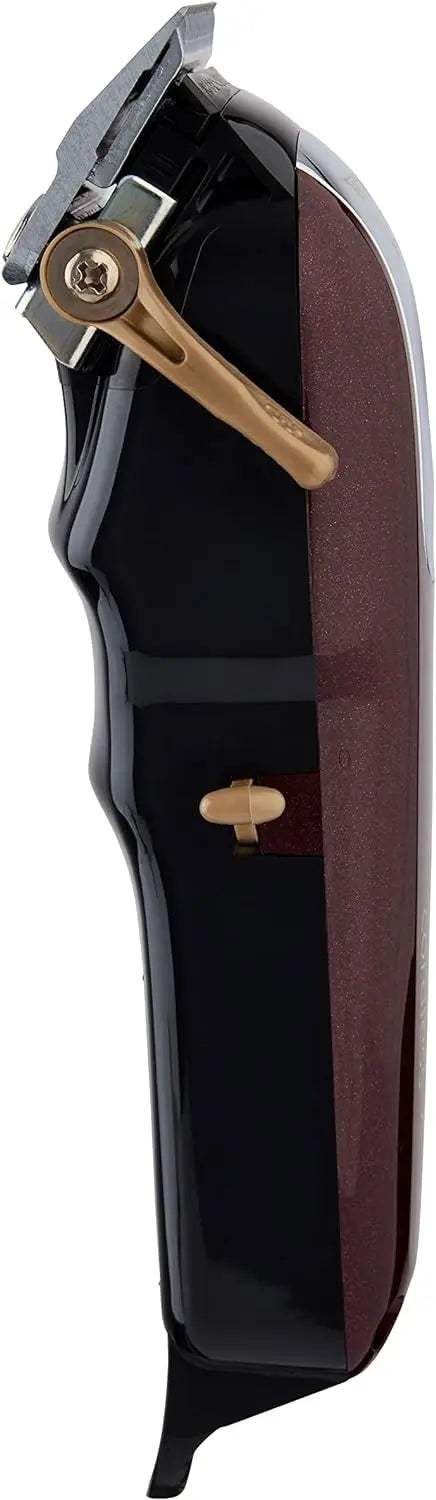Wahl Professional Magic Clip Cordless Clipper - High-Performance Burgundy Edition for Precision Fades and Haircuts