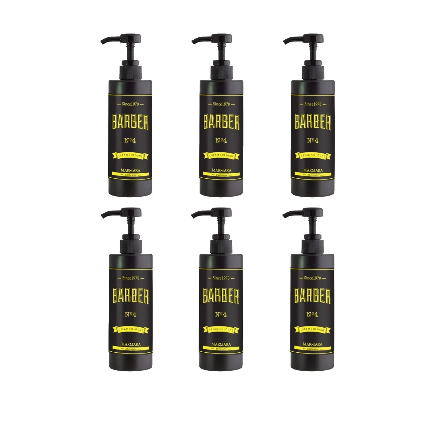Marmara Barber Cream Cologne No.4 - 400ml / 13.5 oz Multipack