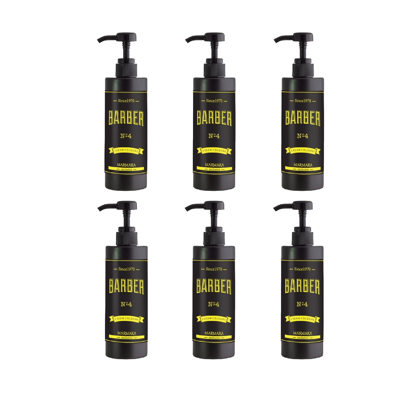 Marmara Barber Cream Cologne No.4 - 13.5 oz Multipack