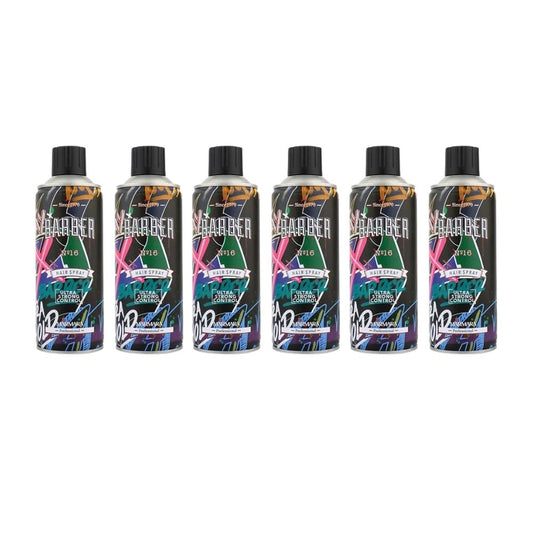 Marmara Barber Hair Spray No.16 Ultra Strong 13.5 oz 6x Pack