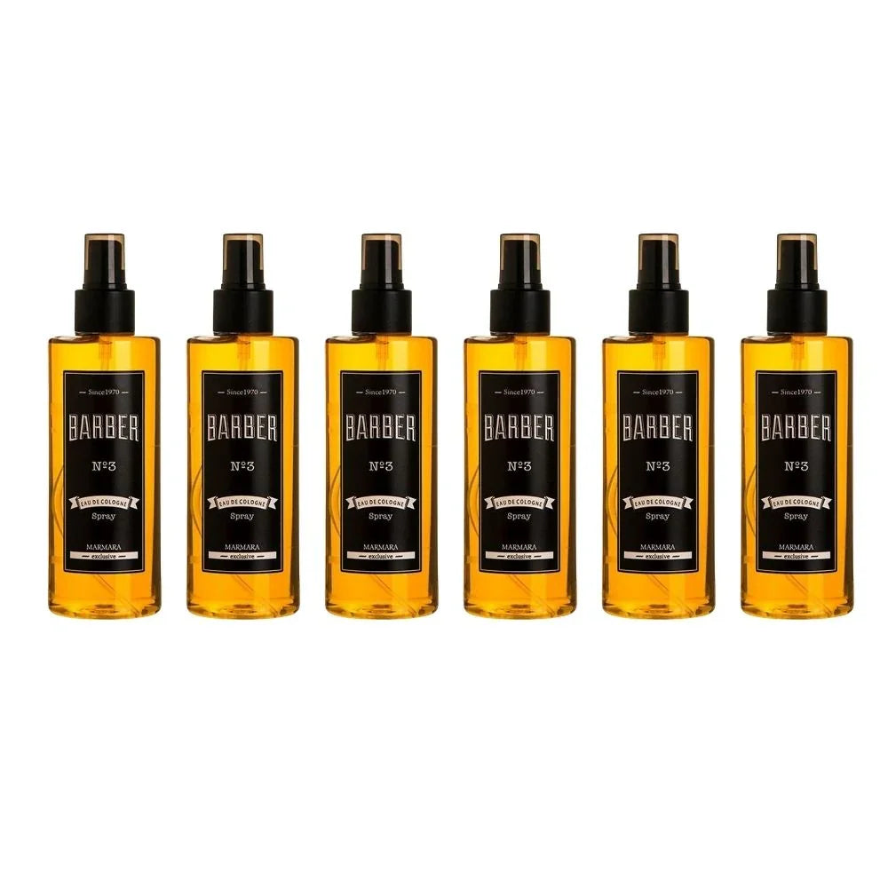 Marmara Barber Aftershave Cologne No.3, 250ml / 8.4 oz - Multipack