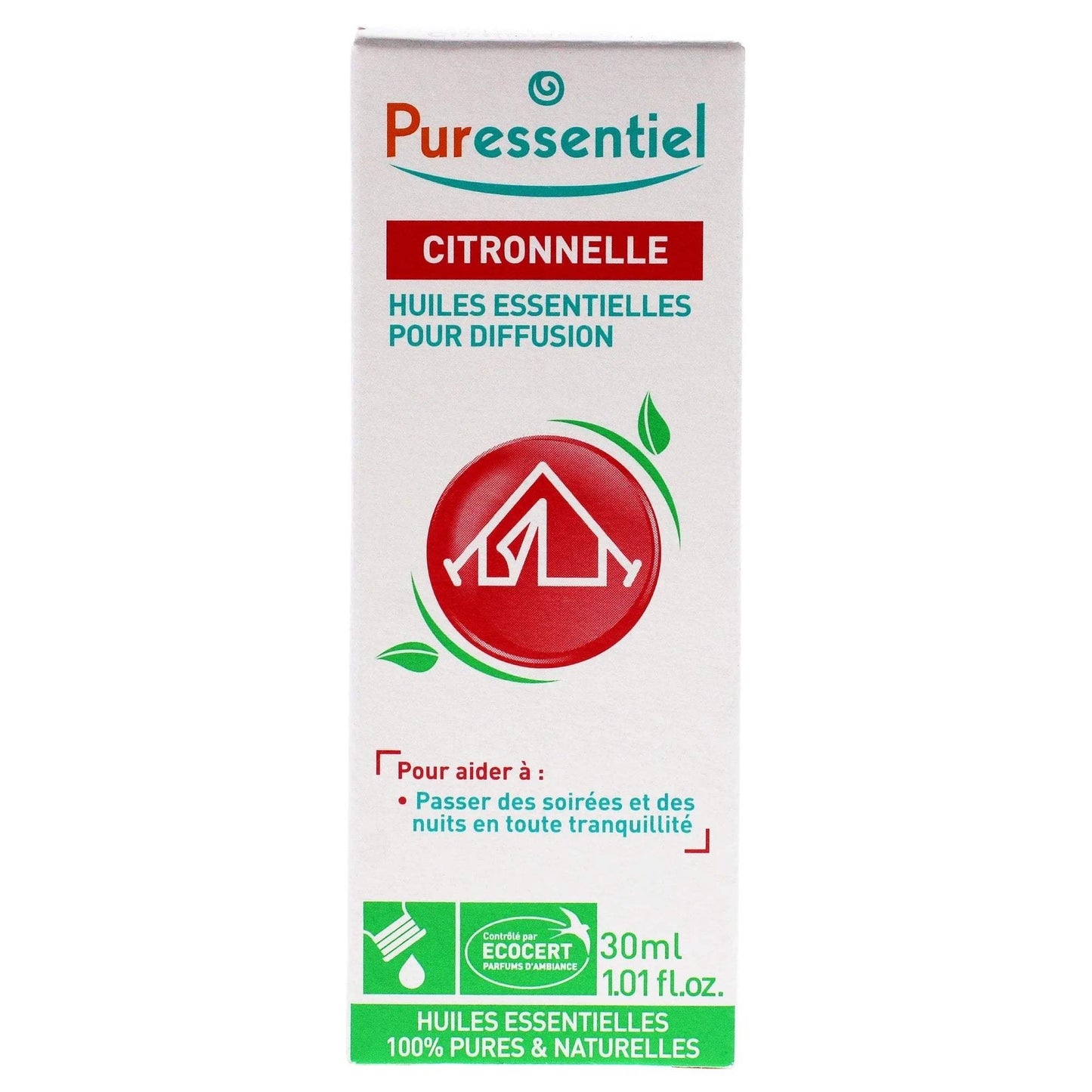 Diffusion Essential Oil - Citronella by Puressentiel for Unisex - 1.01 oz Oil