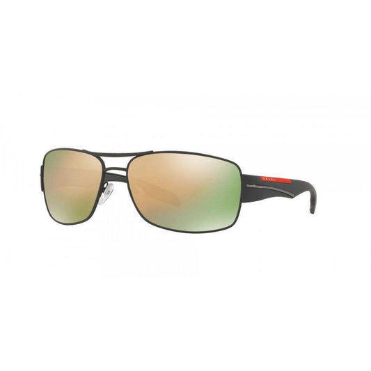 Prada SPS 53N TIG-2D2 - Grey Rubber-Green by Prada for Men - 65-16-130 mm Sunglasses