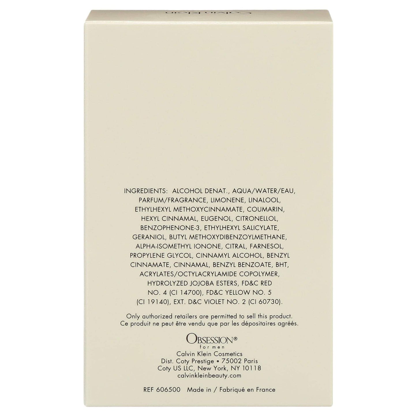 Obsession by Calvin Klein for Men - 2.5 oz EDT Spray