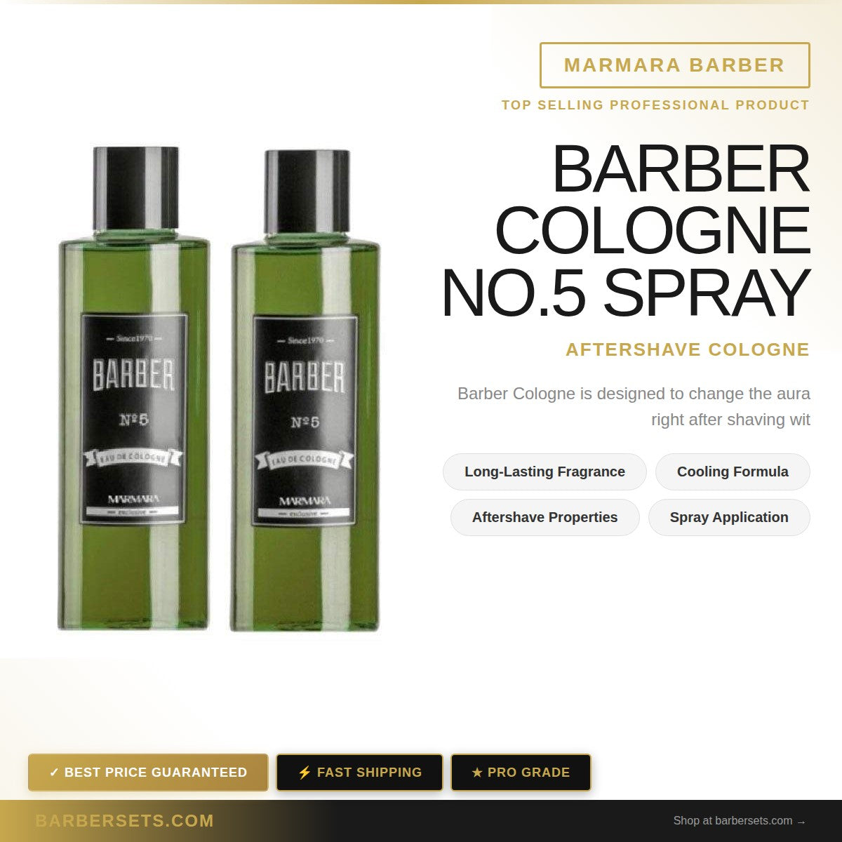 MARMARA BARBER BARBER COLOGNE 50 ML NO.5 SPRAY