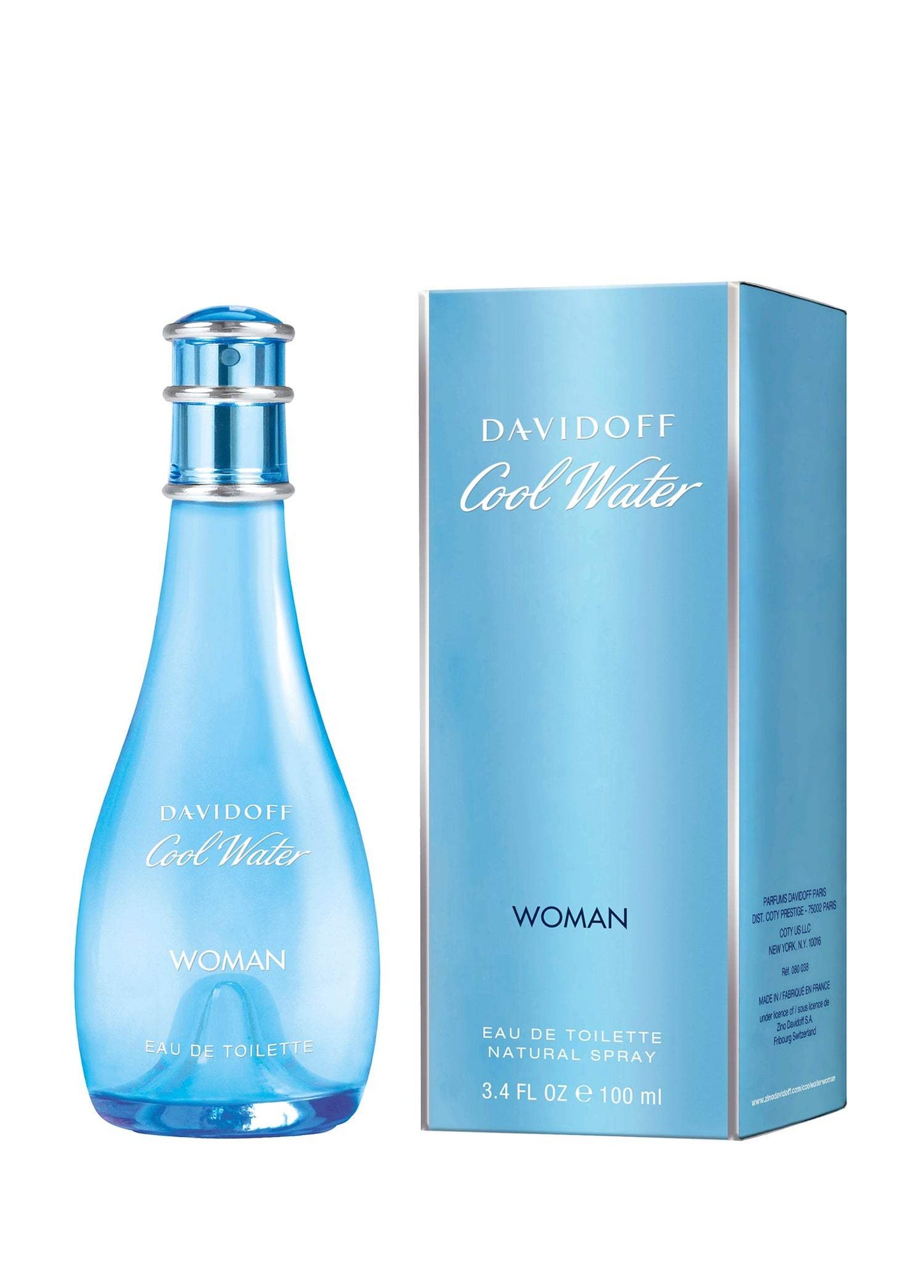 Cool Water by Davidoff for Women - 3.4 oz EDT Spray