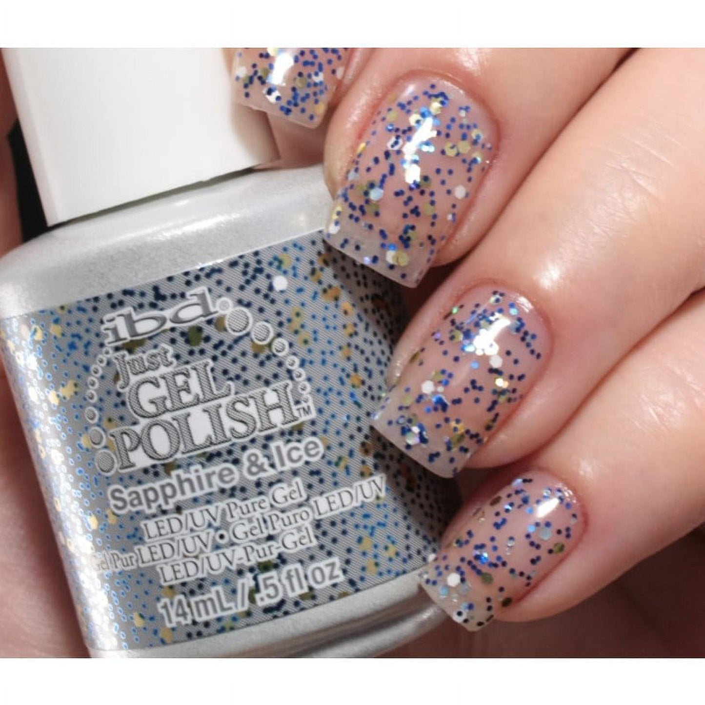 Ibd Just Gel Polish 0.5 Fl Oz Sapphire&Ice