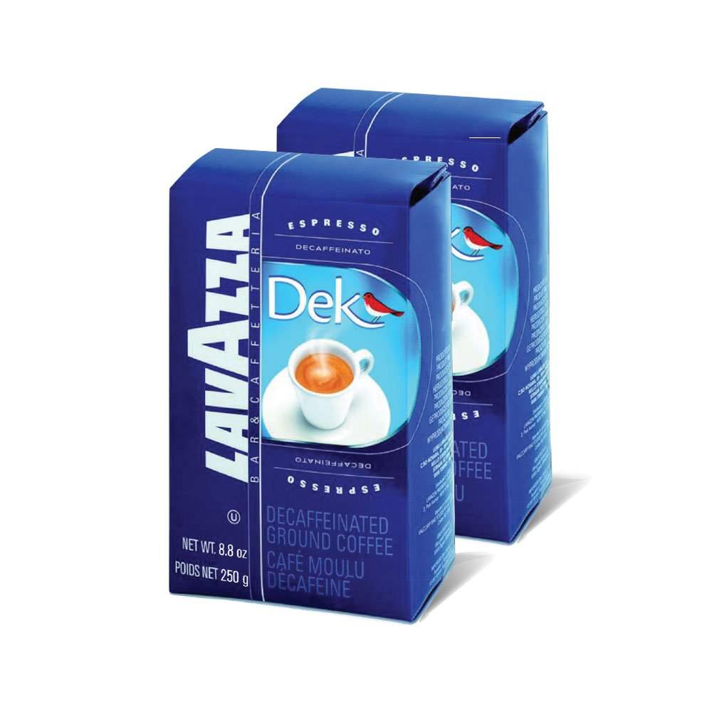 Dek Espresso Decaffeinated Roast Ground Coffee by Lavazza for Unisex - 8.8 oz Coffee