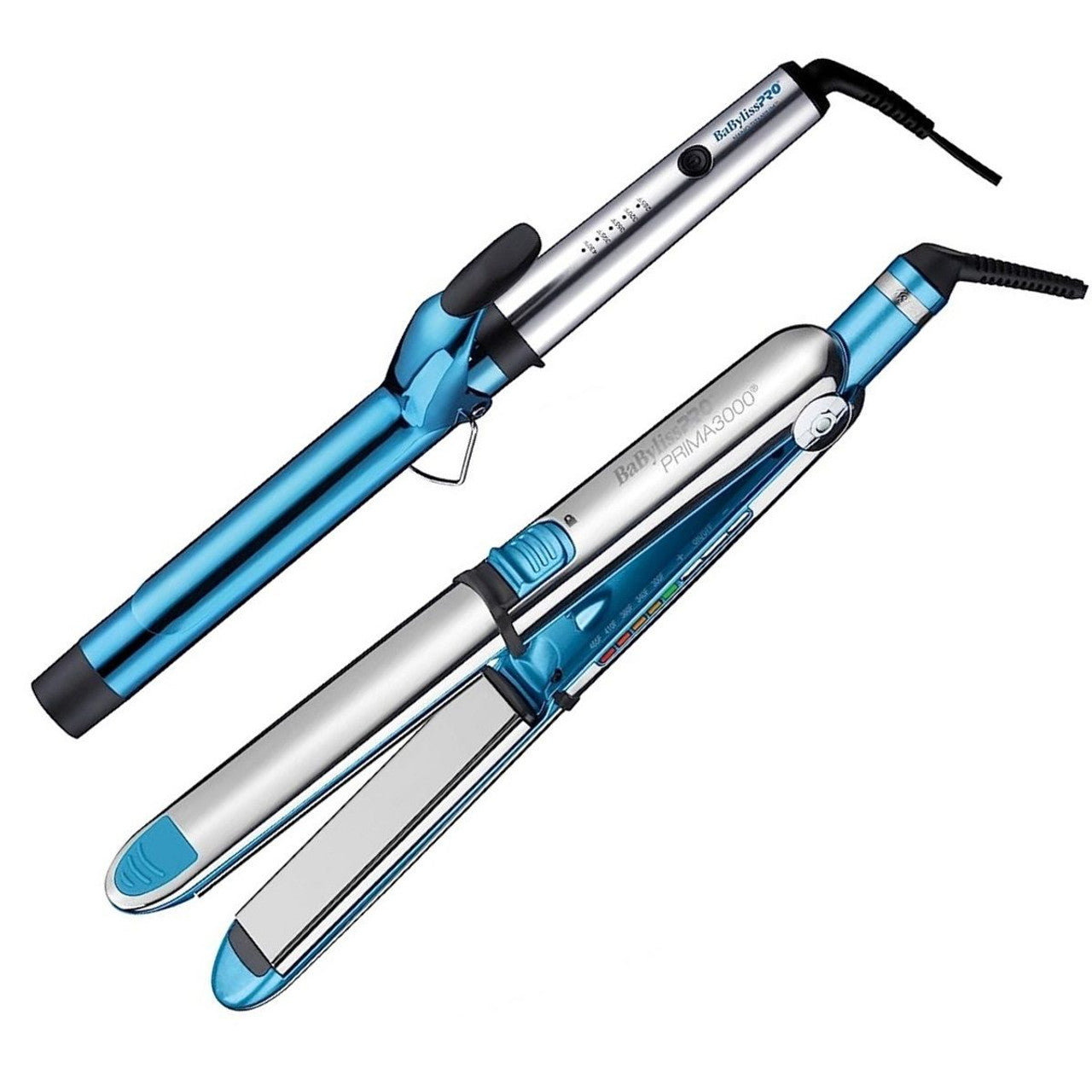 BaBylissPRO Nano Titanium Prima Ionic Hair Straightener, Curl and Straighten Hair With One Professional Tool