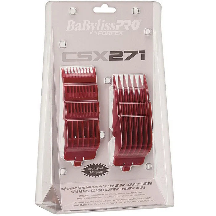 BaBylissPRO® Red Comb Set for All 811 Models, FX665, FX668, FX671