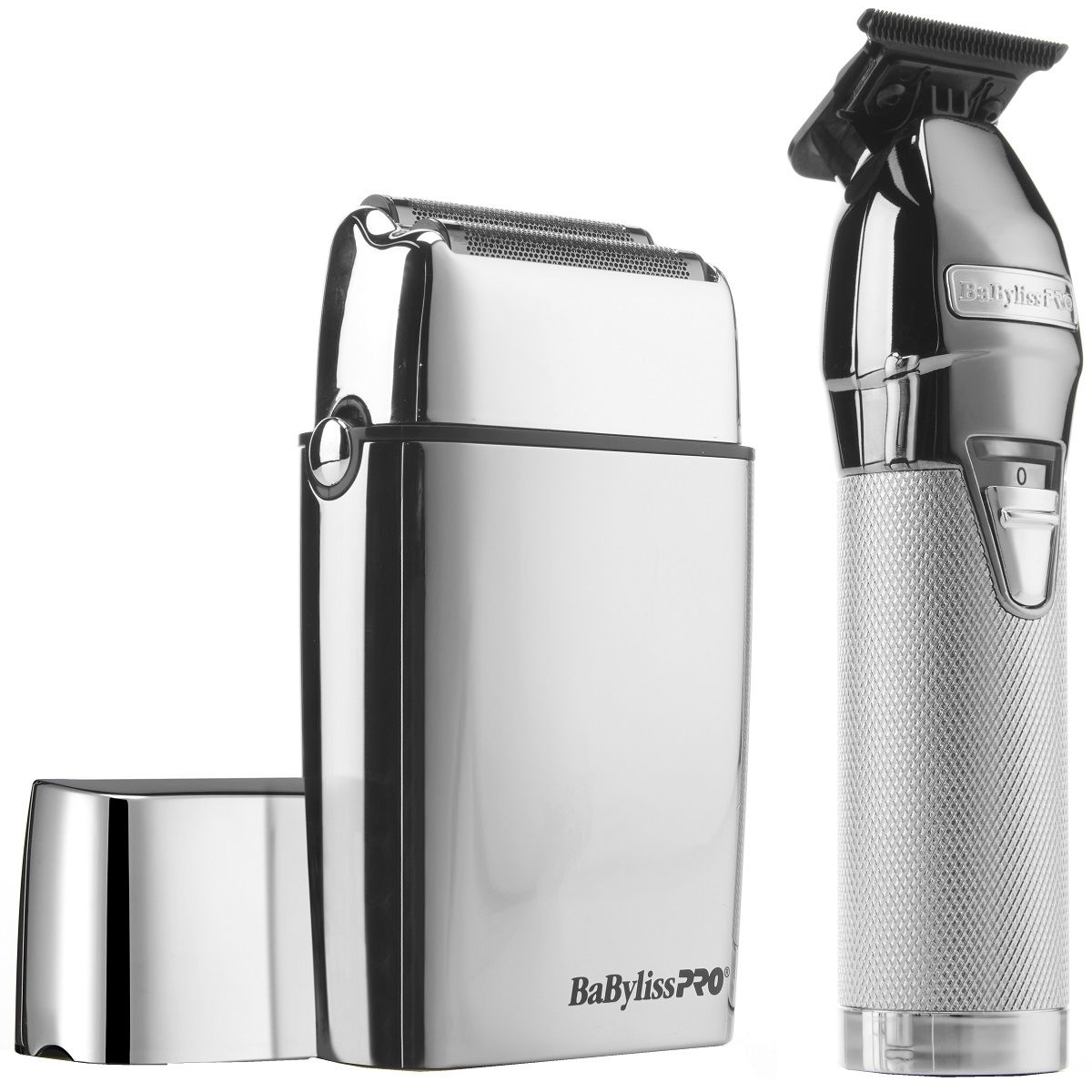 BaBylissPRO LimitedFX Silver Trimmer & Double Foil Shaver