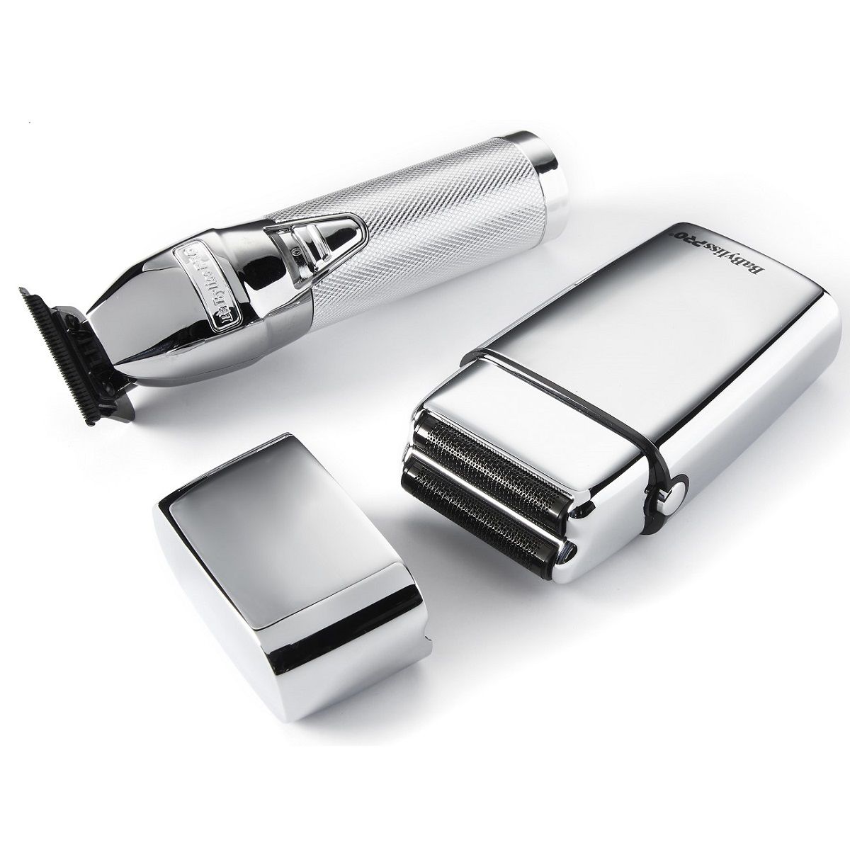 BaBylissPRO LimitedFX Silver Trimmer & Double Foil Shaver