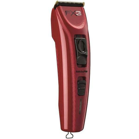 BaByliss Pro Red FX3 High Torque Cordless Clipper