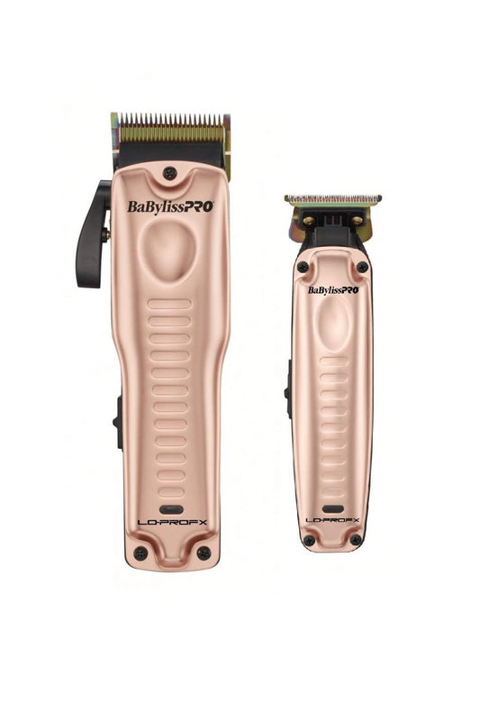 BaBylissPRO LoPROFX Limited Edition Rose Gold Clipper and Trimmer Combo