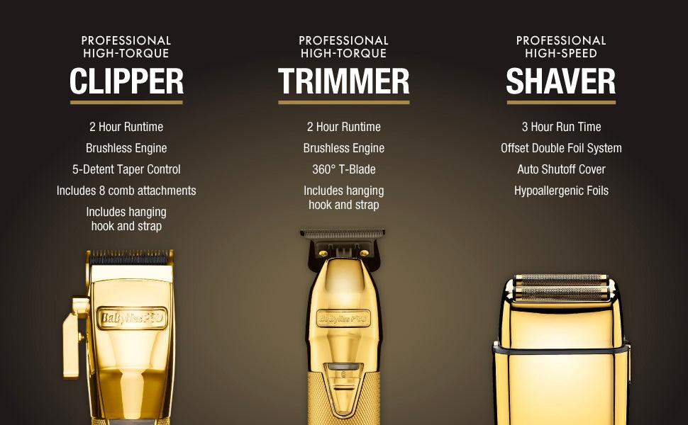 BABYLISS PRO BB-FX870G GoldFX Clipper - BarberSets