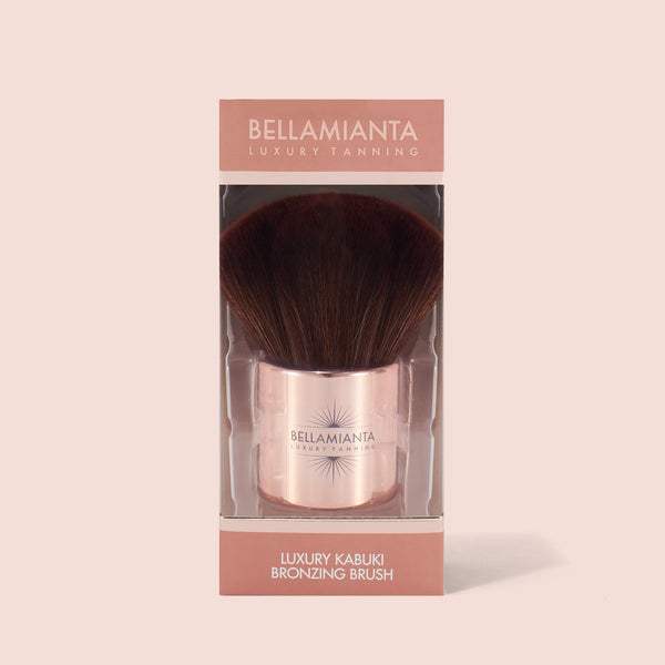 Large Kabuki Bronzing Brush by Bellamianta for Women - 1 Pc Brush