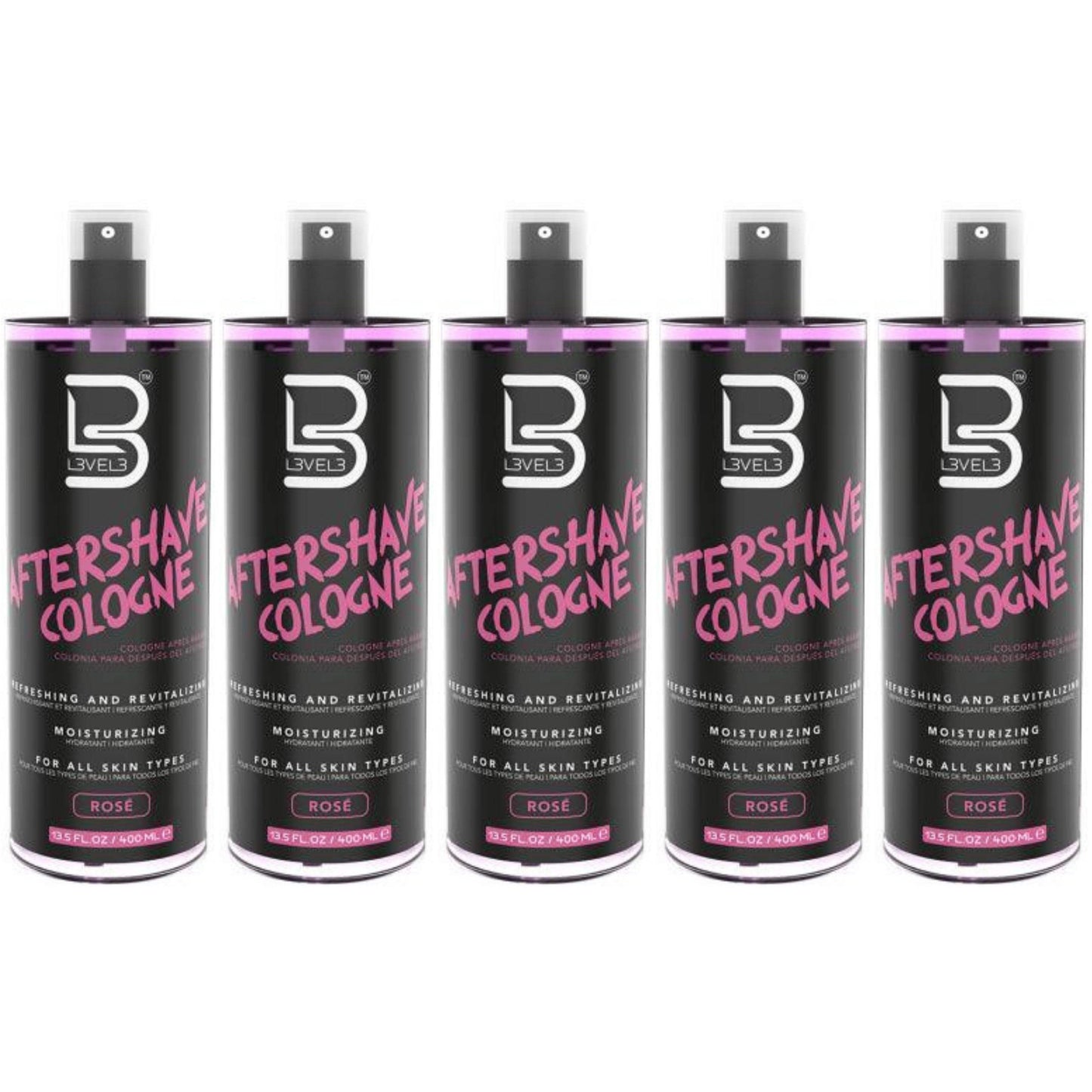 Level3 Lv3 - Aftershave Cologne Rose 13.5 Oz - BarberSets