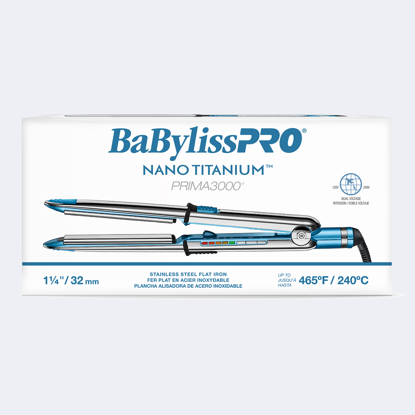BaBylissPRO® Nano Titanium™ Prima3000® 1¼" Ionic Straightener