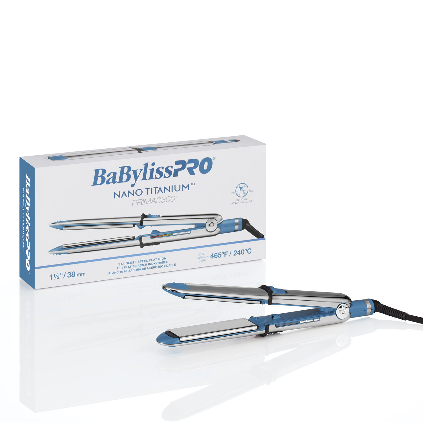 BaBylissPRO - Nano Titanium 1 1/2" Prima Flat Iron