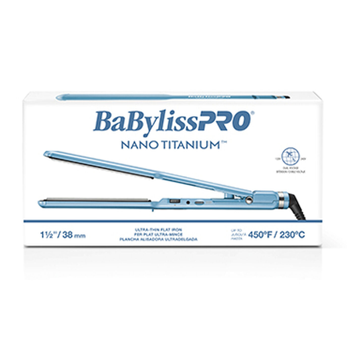 BaBylissPRO Nano Titanium 1½" Ultra-Thin Straightener