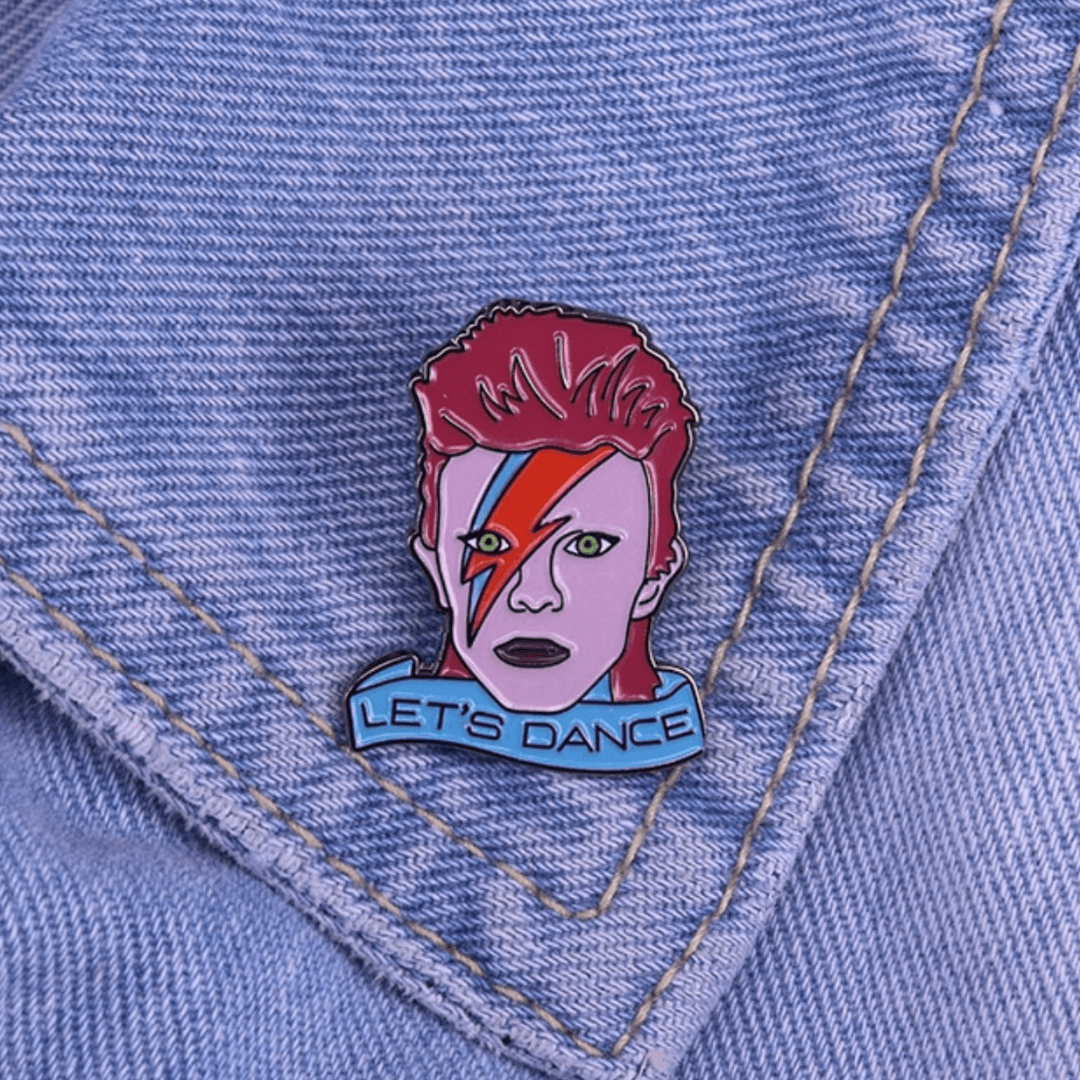 Bowie Let's Dance Enamel Pin