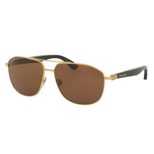 Bvlgari BV5035TK 393-83 - Gold Plated-Brown Gradient Polarized by Bvlgari for Women - 60-14-145 mm Sunglasses