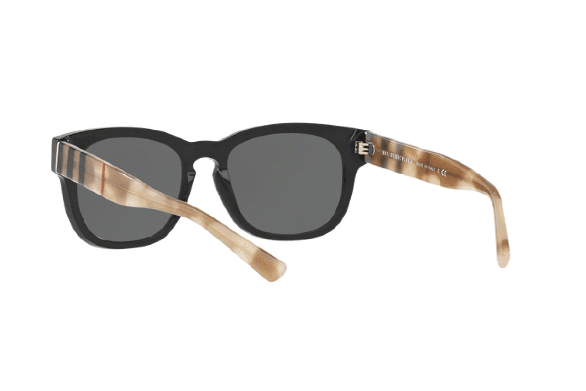 Burberry BE 4226 3600-87 - Black-Grey by Burberry - 55-18-145 mm Sunglasses