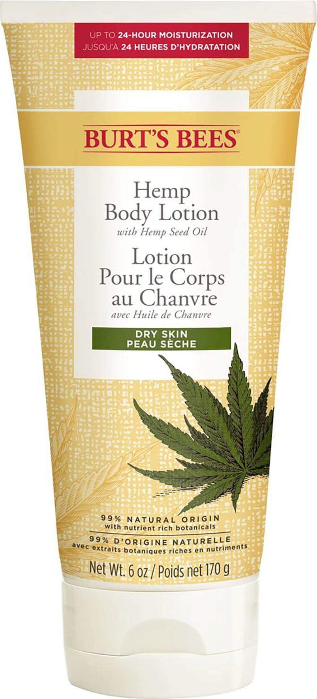 Hemp Body Lotion by Burts Bees for Unisex - 6 oz Body Lotion