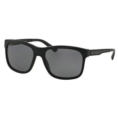 Bvlgari BV7024 5313-81 - Black Sand-Grey Polarized by Bvlgari for Men - 59-17-140 mm Sunglasses