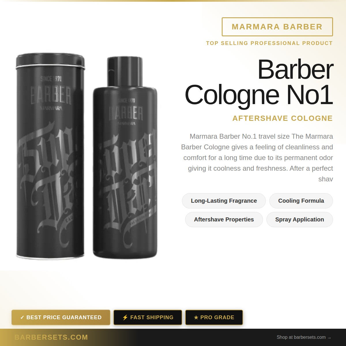 MARMARA BARBER Barber Cologne 50ml No1