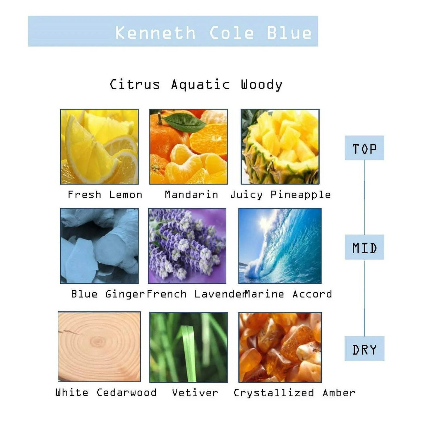 Kenneth Cole Blue by Kenneth Cole for Men - 6 oz Body Spray