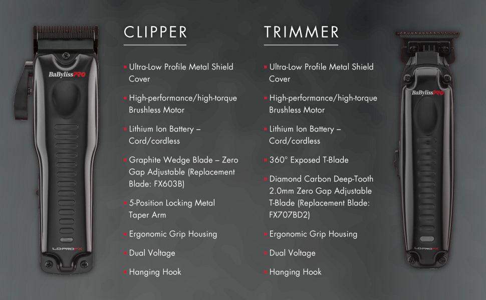 BABYLISS PRO LO-PROFX High-Performance Low Profile Trimmer BB-FX726 - BarberSets