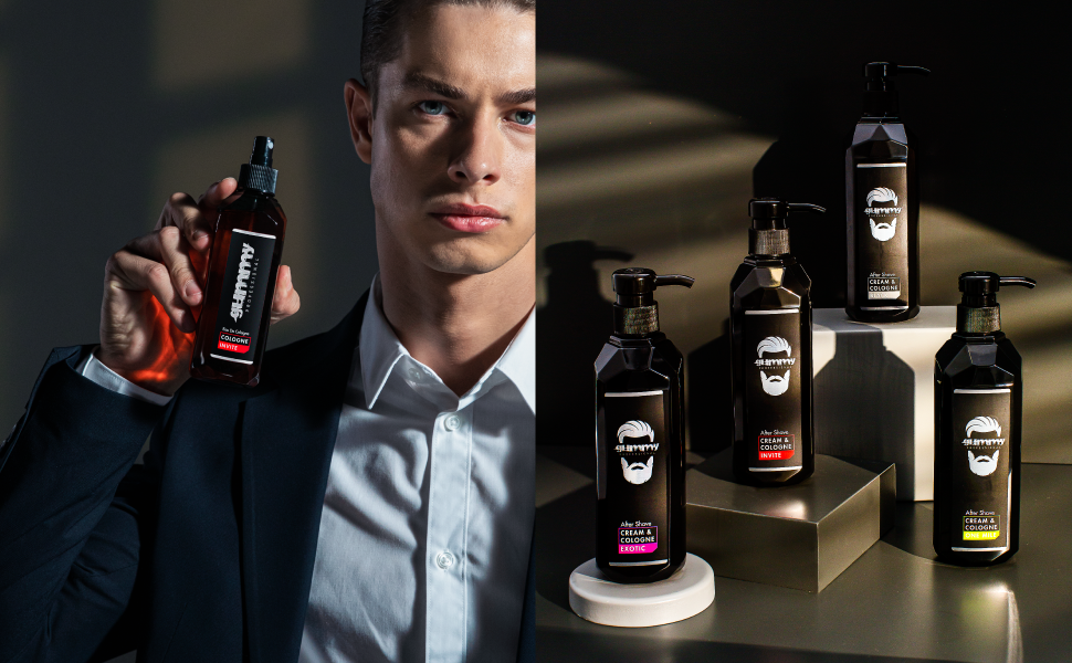 Gummy After Shave Cream Cologne Exotic 13.5 oz - Multipack