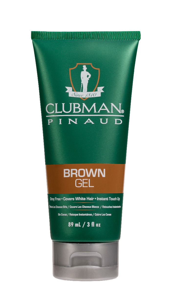 Clubman Temporary Color Gel - Brown 3 oz