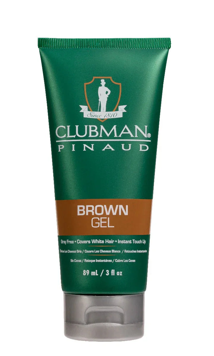Clubman Temporary Color Gel - Brown 89ml / 3 oz